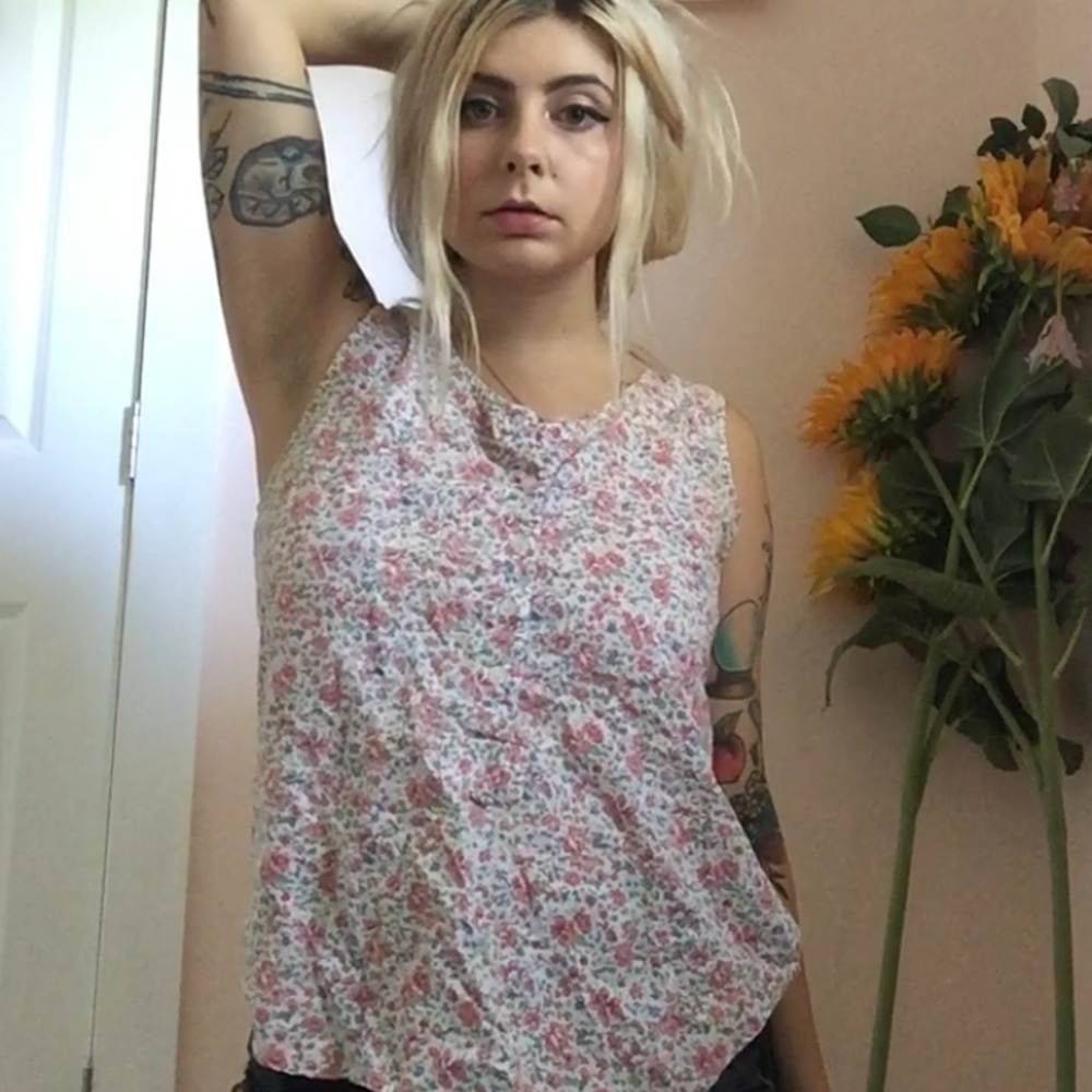 Floral tank top